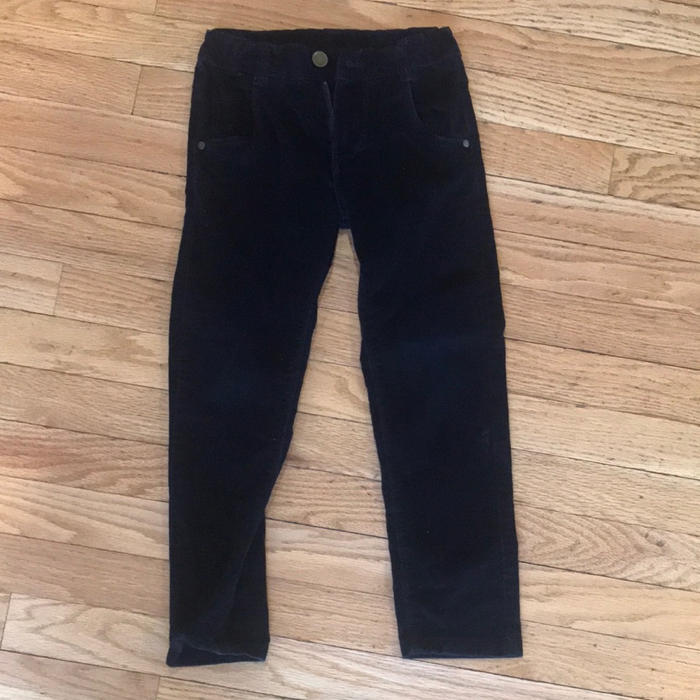 Boys Navy Blue Corduroy Pants